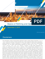 Basics of Refining and Optimization Dec 2019