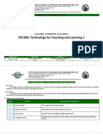 PEC 204 (Technology For Teaching and Learning 1) Course Syllabus