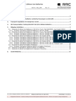 Shipping Guidelines For Lithium Ion Batteries: Dok-Typ: Information Dok-Nr.: IM - L - 005 Rev.: D