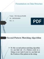 Welcome To My Presentation On Data Structure: Name: MD Ahasan Habib Id: 20191014010 Sec: A