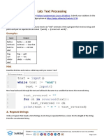 Lab: Text Processing: 1. Reverse Strings