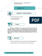 Philo Module 1 - Content