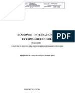 Economie Internationale Et Commerce Mondial: (Semestre 6)