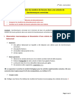 TP 11 - Determination Du Nombre D Individus Dans Une Colonie de Saccharomyces Cerevisiae PDF