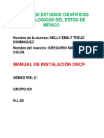 Manual de Instalación DHCP