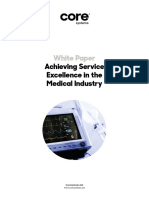 Achieving Service Excellence in The Medical Industry: White Paper