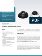 HD Mini Dome Network Camera: Product Highlights