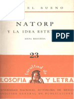 23 M Bueno Natorp Idea Estetica 1958