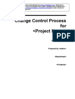 Change Control Process