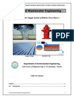 Water and Wastewater Engineering: Design of Water Supply System of Bahria Town Phase 1