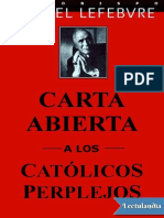 Carta Abierta A Los Catolicos Perplejos - Marcel Lefebvre