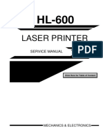 HL-600 Series Service Manual