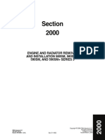 Section 2000: Engine and Radiator Removal and Installation 580Sm, 580Sm+, 590SM, AND 590SM+ SERIES 3