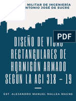 Diseño Vigas Rectangulares de Hormigón Armado ACI 318 - 19