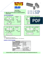 High Voltage Reed Relays Sip