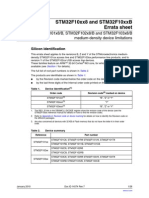 Stm32F10Xx8 and Stm32F10Xxb Errata Sheet