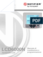 Notifier LCD6000N Manuale Italiano