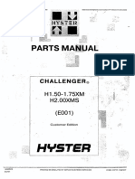 Hyster H1.50XM (E001) Parts Manual