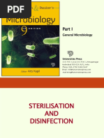 Part I - Chapter 3 - Sterilisation and Disinfection