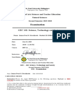 STS-2nd Semester Examination - New