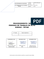 LB-PRO-SSTMA-007 Permiso Escrito de Trabajo de Alto Riesgo - PETAR