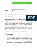 Apersonamiento Arbitraje