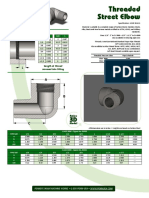 Threaded Street Elbow: Length of Thread Screwed Into Fitting