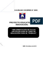 Proyecto Del Curso Taller Aulas Virtuales - Ept