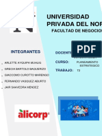 Examen Final Alicorp Planeamiento Estrategico