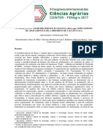 Avaliação Do Amadurecimento Da Banana Musa Spp. Sob o Efeito de Abafamento e de Carboreto de Cálcio Cac2