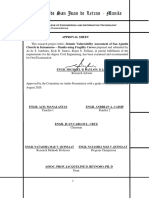 Fragility Curve San Agustin Church Approval Sheet