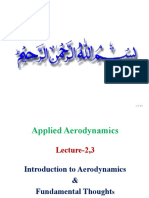 Lecture 2-3 - Introduction To Aerodynamics & Fundamentals