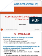 01 IO - Introdução À Investigação Operacional USTM