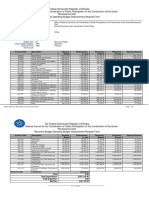 Account Code Description Adjusted Budget Disbursement To - Date Remaining Balance Requested Amount Approved Amount