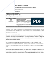 Evidencia Científica Del Tratamiento de Pánico Con CBT