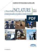 Nomenclature Édition 2019 en LF