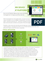 Navigateworx Device Management Platform: Typical Application