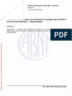 NBR 14136 (2002) - Plugues e Tomadas para Uso Doméstico e Análogo Até 20 A-250 V em Corrente Alternada (Padronização) (ERRATA 1 de 06.05.2013)