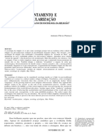 Reencantamento e Dessecularização A Propósito Do Auto-Engano em Sociologia Da Religião 1