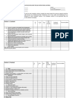 Factor 1: Content: Evaluation Rating Sheet For Self Instructional Material