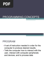 Programming Concepts