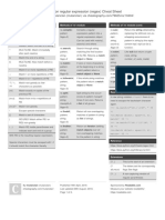 Python Regular Expression (Regex) Cheat Sheet: by Via