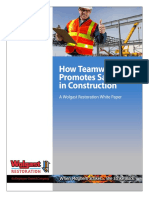 How Teamwork Promotes Safety in Construction: A Wolgast Restoration White Paper