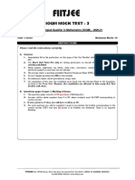 IOQM Mock Test-3