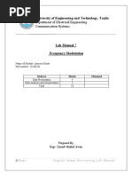 Department of Electrical Engineering Communication Systems