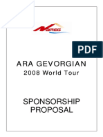 Ara Gevorgian: 2008 World Tour