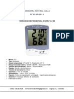 Termohigrometro 20389 PDF