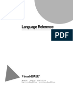 Visual DBase 5.7 Language Reference