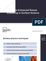 Surface-Enhanced Raman Scattering in Surface Science: Loreta Garmutė MGTF-7