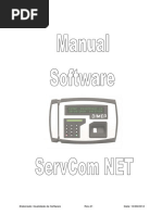 Manual ServCom NET R21.00 PDF